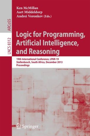 Logic For Programming Artificial Intelligence And