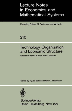 Technology, Organization and Economic Structure | SpringerLink