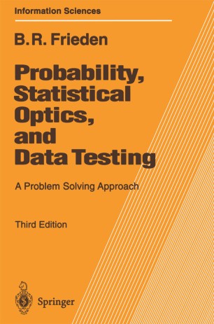 Probability Statistical Optics And Data Testing