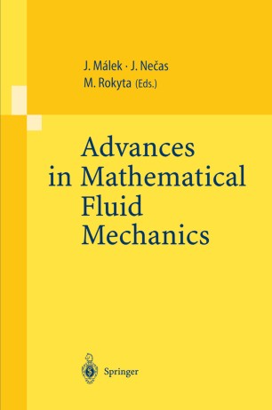 Advances In Mathematical Fluid Mechanics Springerlink