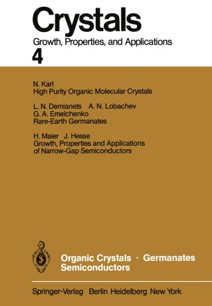 Organic Crystals Germanates Semiconductors Springerlink