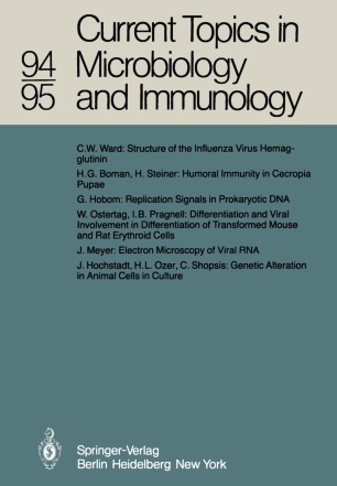 Current Topics In Microbiology And Immunology Springerlink