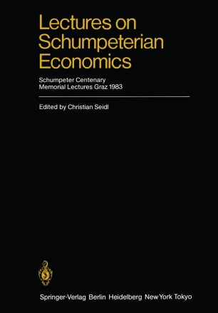 Lectures On Schumpeterian Economics Springerlink