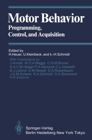 Motor Behavior Springerlink
