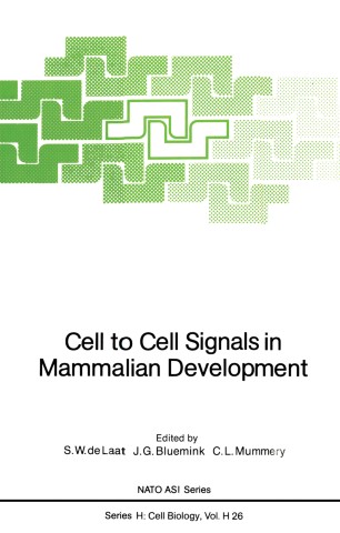 Cell To Cell Signals In Mammalian Development Springerlink