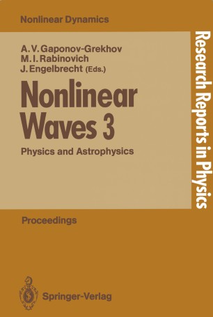 Nonlinear Waves 3 Springerlink