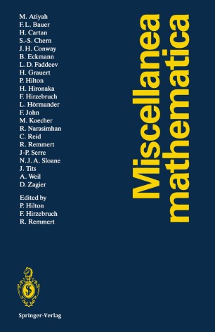 Miscellanea Mathematica Springerlink