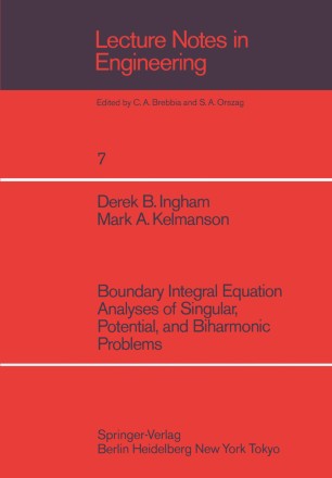 Boundary Integral Equation Analyses Of Singular Potential