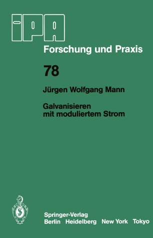 Galvanisieren Mit Moduliertem Strom Springerlink
