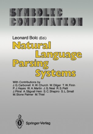 Natural Language Parsing Systems Springerlink