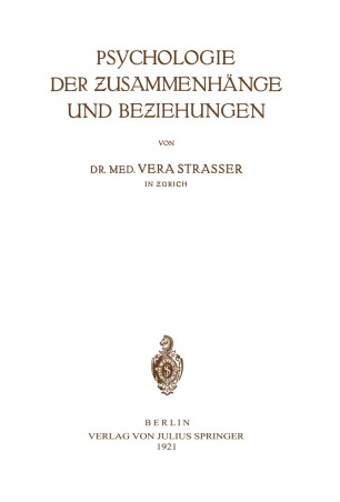 Psychologie der Ƶusammenhänge und Beƶiehungen | SpringerLink