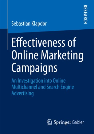 Effectiveness Of Online Marketing Campaigns Springerlink