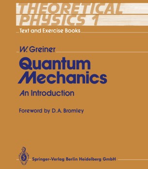Quantum Mechanics | SpringerLink