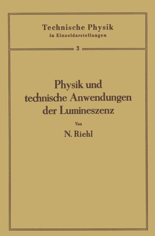 Physik und technische Anwendungen der Lumineszenz | SpringerLink