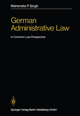 German Administrative Law | SpringerLink