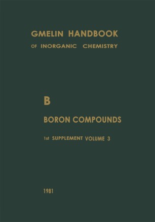 B Boron Compounds