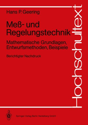 Mess Und Regelungstechnik Springerlink