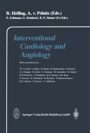 Interventional Cardiology And Angiology Springerlink