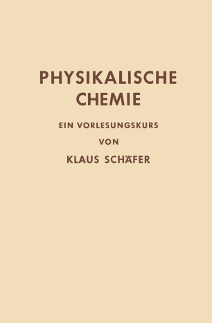 Physikalische Chemie Springerlink