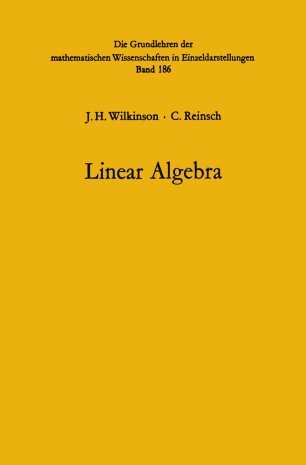 Pdf j.h.wilkinson c.reinsch handbook for automatic computation pdf format