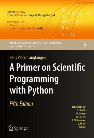 A Primer On Scientific Programming With Python Springerlink