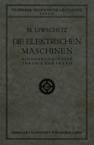 Die Elektrischen Maschinen | Springerlink