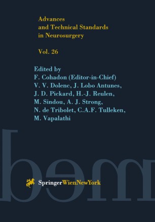 Advances And Technical Standards In Neurosurgery Springerlink