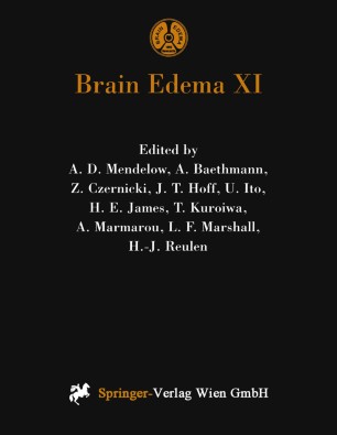 Brain Edema Xi Springerlink