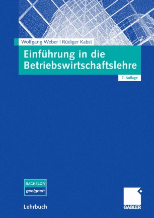 Einführung in die Betriebswirtschaftslehre PDF