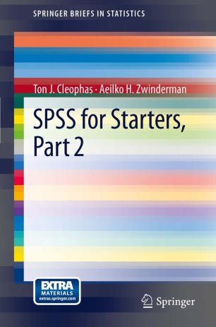 Spss For Starters Part 2 Springerlink
