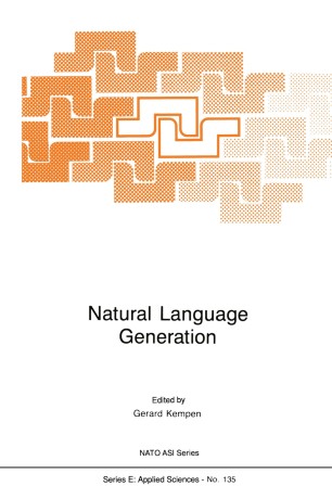 Natural Language Generation Springerlink - 