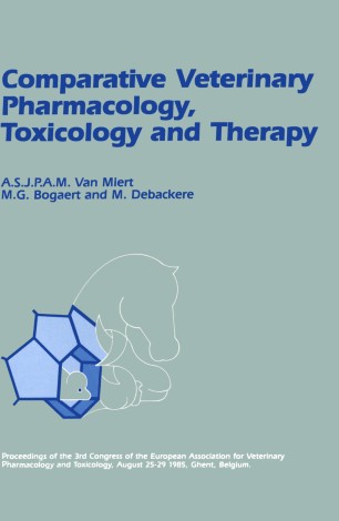Comparative Veterinary Pharmacology Toxicology And Theraphy Springerlink