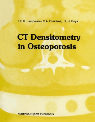 Ct Densitometry In Osteoporosis Springerlink