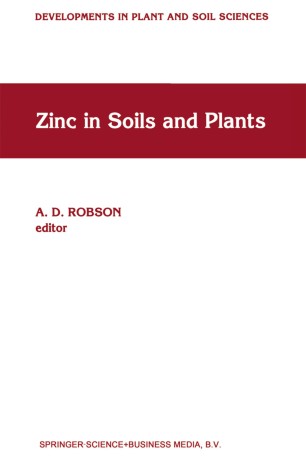 Zinc In Soils And Plants Springerlink