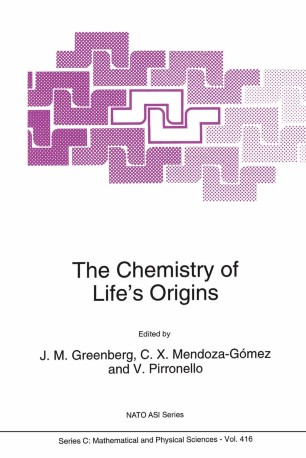 The Chemistry Of Life S Origins Springerlink