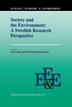 Society And The Environment A Swedish Research