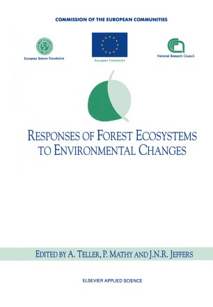 Responses Of Forest Ecosystems To Environmental Changes