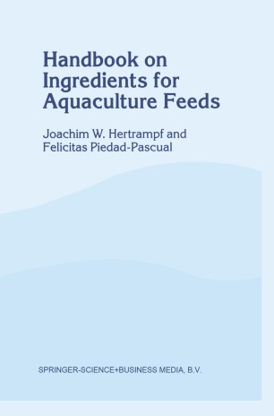 Handbook On Ingredients For Aquaculture Feeds Springerlink