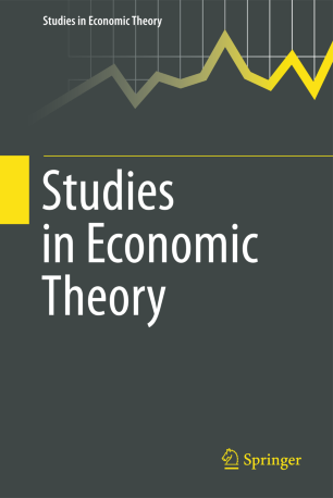Studies In Economic Theory Springerlink