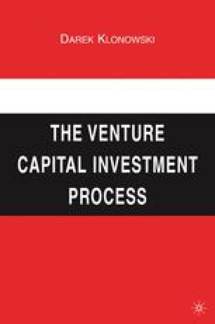 An Overview Of The Venture Capital Investment Process | SpringerLink