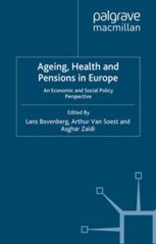 Ageing, Health and Pensions in Europe
