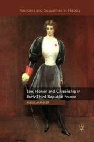 Mademoiselle Arria Ly Wants Blood!” The New Woman and the Debate over Female Honor | SpringerLink