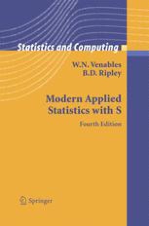 Modern Applied Statistics With S Springerlink