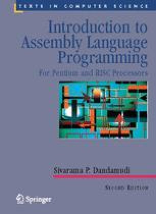 Overview of Assembly Language | SpringerLink