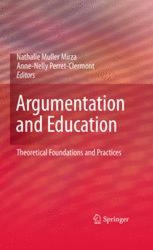 Argumentation As An Object Of Interest And As A Social And Cultural Resource Springerlink