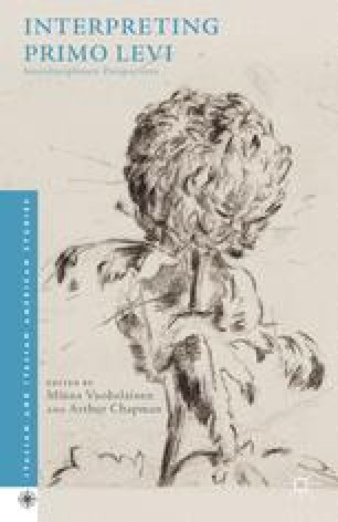 Angelic Butterfly And The Gorgon On Lightness In Primo Levi S Writing Springerlink