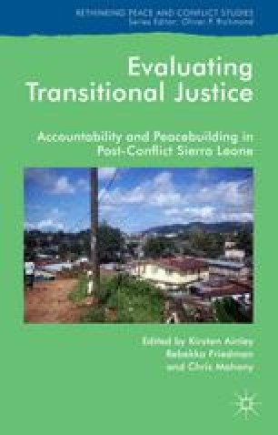 Evaluating The Success Of Transitional Justice In Sierra Leone And Beyond Springerlink Evaluating The Success Of Transitional Justice In Sierra Leone And Beyond Springerlink