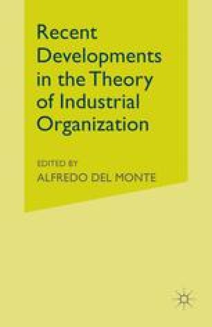 Technological Change And Market Structure The Diffusion - 
