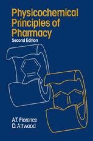 Physicochemical Properties Of Drugs In Solution Springerlink