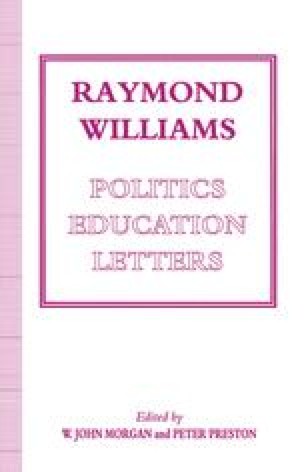 raymond williams modern tragedy summary